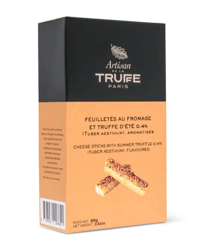 Feuilletés au fromage et truffe d'été 0,4 %, Artisan de la truffe (80g)