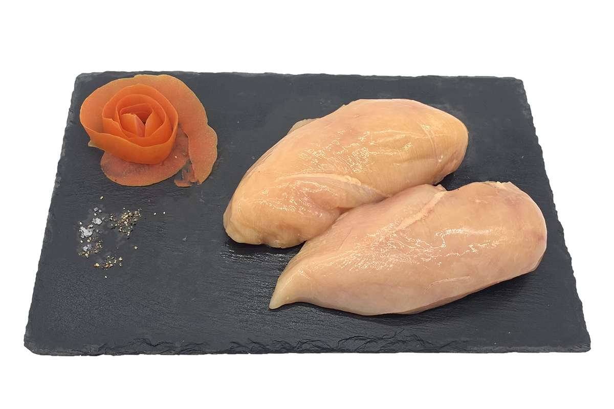 Filet de poulet fermier de l'Aveyron, ferme de Quintard pour Maison Conquet (x 2, de 500 à 550 g)