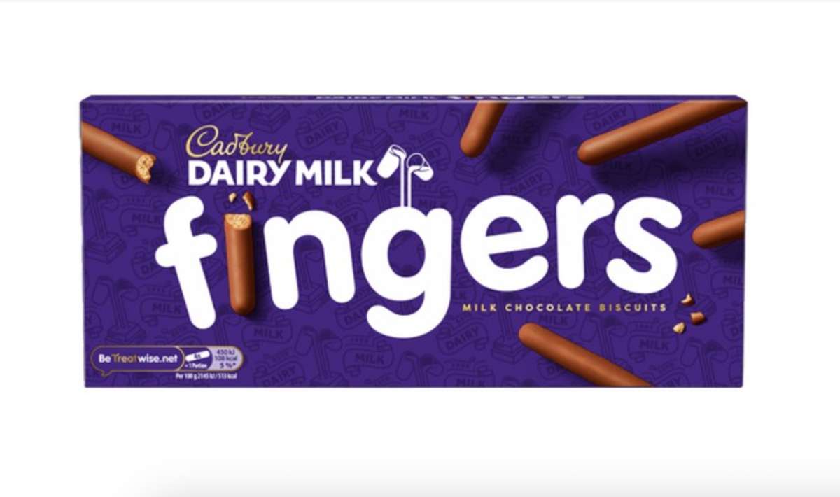 Finger au chocolat au lait, Cadbury (114 g)