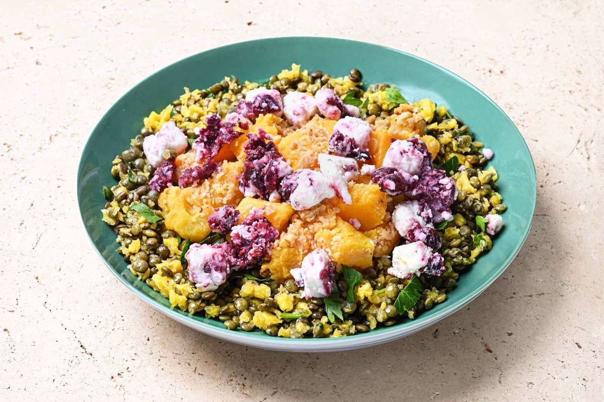 Salade de butternut, feta & cranberries, Frichti (340 g), [Contenant réutilisable]