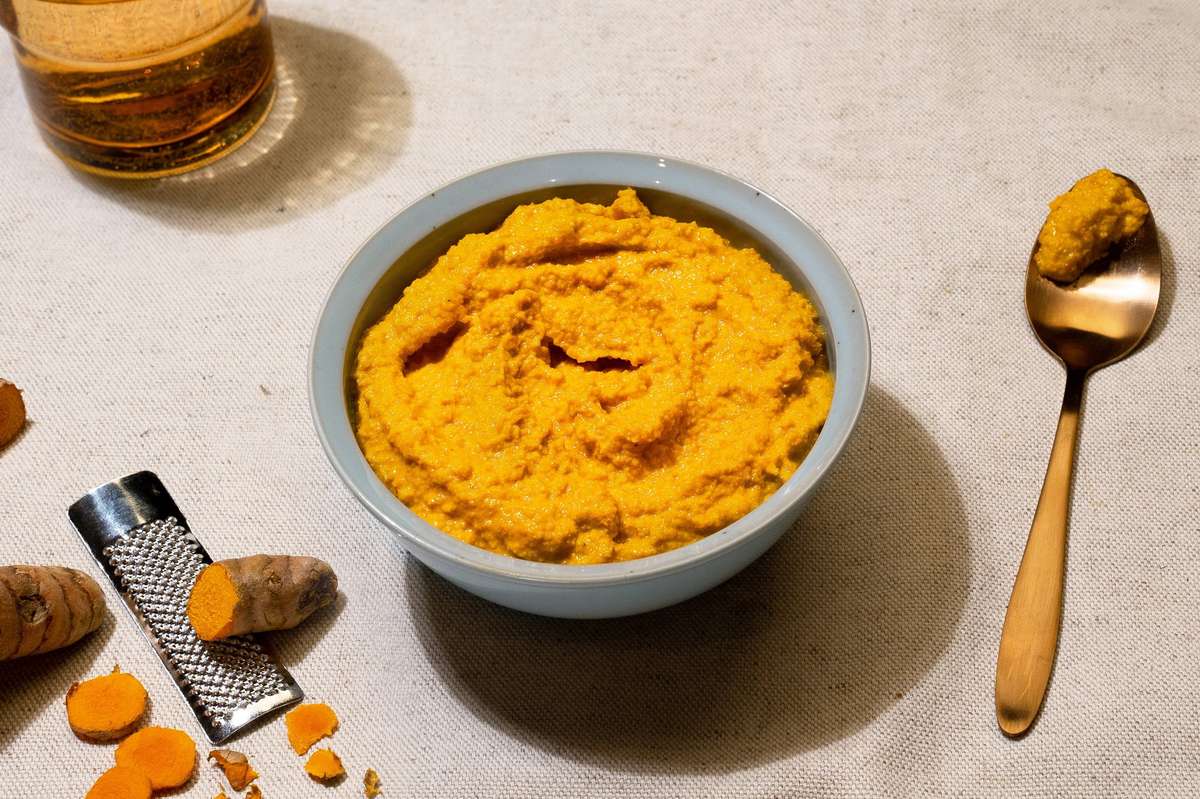 Dips de carottes & noix de cajou au curcuma frais, Frichti (120 g), [Contenant réutilisable]