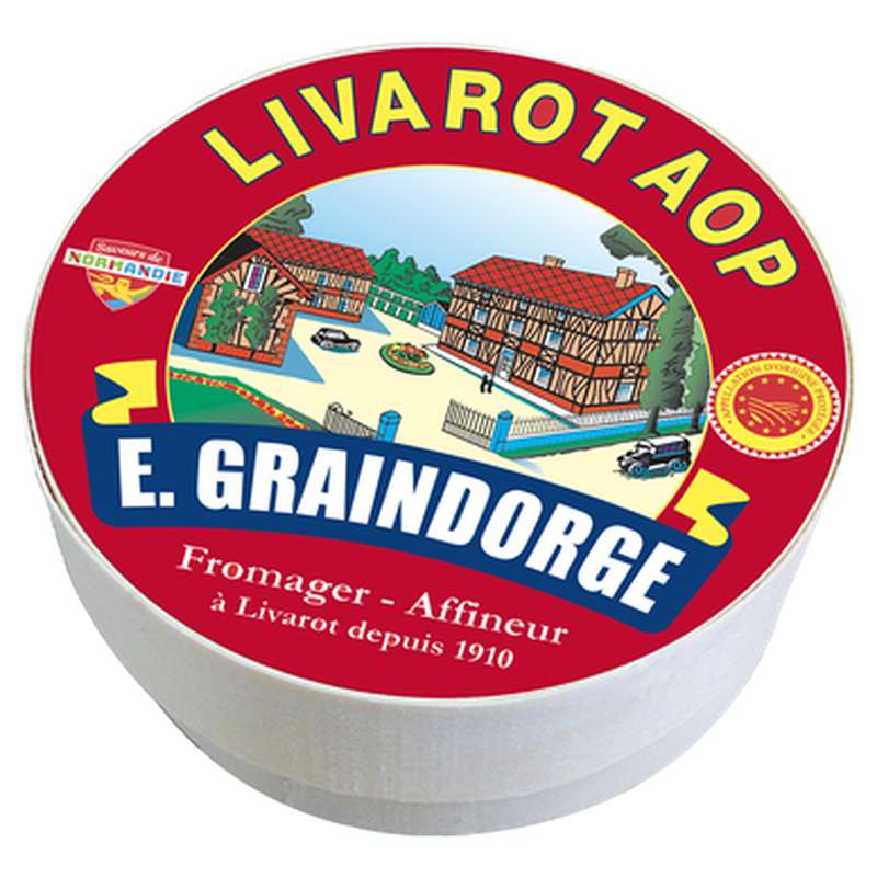 Fromage Livarot AOP Au Lait Pasteuris E Graindorge 250 G La Belle 