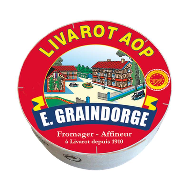 Fromage Livarot AOP Au Lait Pasteuris E Graindorge 330 G Bam 
