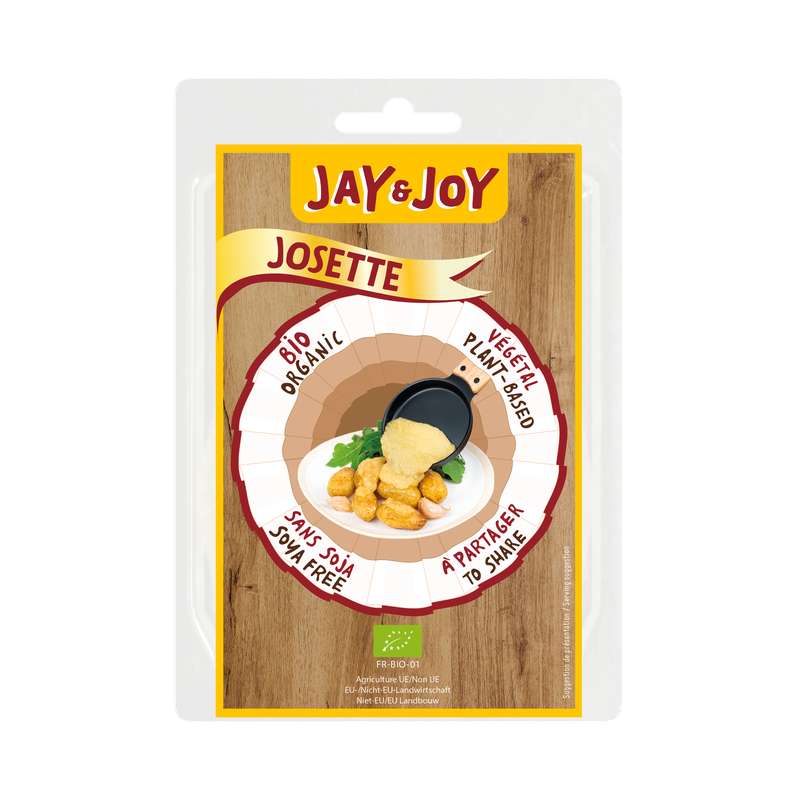 Fromage végétal Josette BIO, Jay & Joy (180 g)