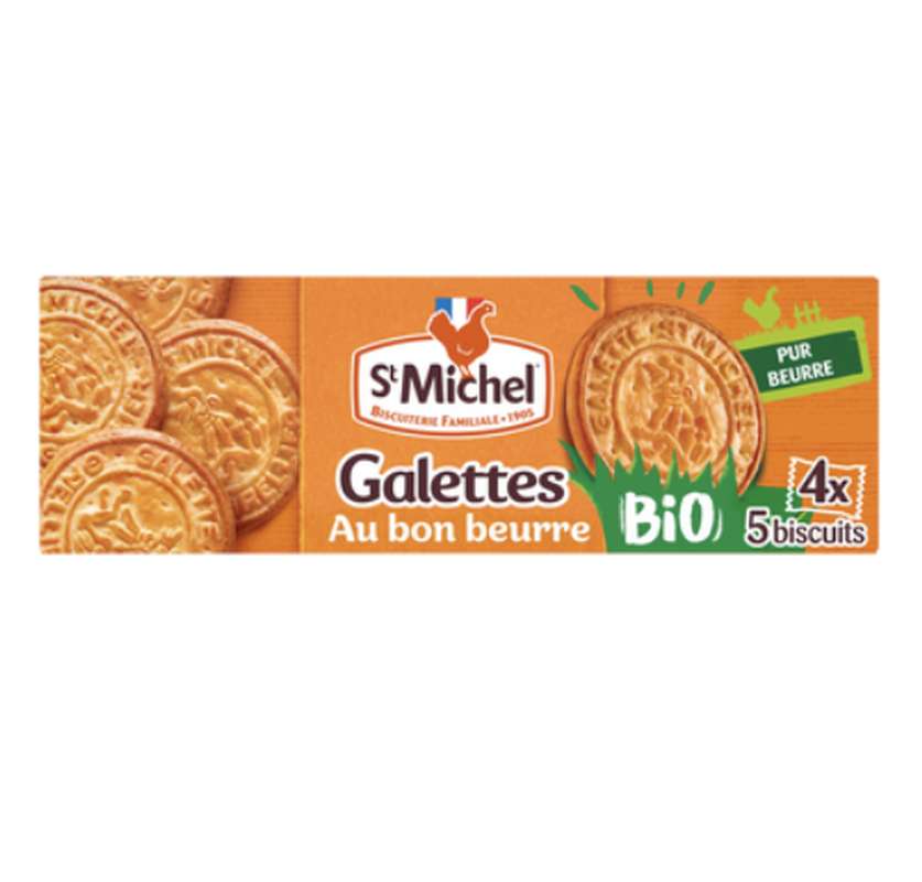 Galettes au bon beurre BIO, St Michel (130 g)