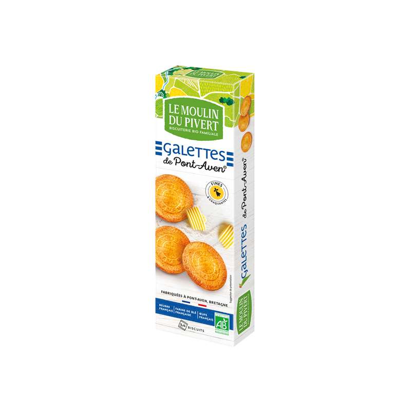 Galettes de Pont-Aven BIO, Le Moulin du Pivert (100 g)