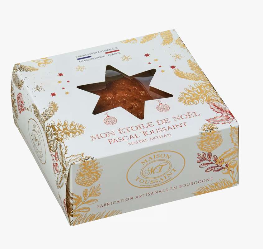 Gâteau aux épices - l'Étoile de Noël, Maison Toussaint (145 g)