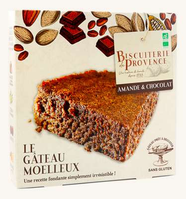 Gateau Moelleux Aux Amandes Chocolat Bio Sans Gluten Biscuiterie De Provence 225 G Bam Courses Vos Courses Livrees En 15 Minutes