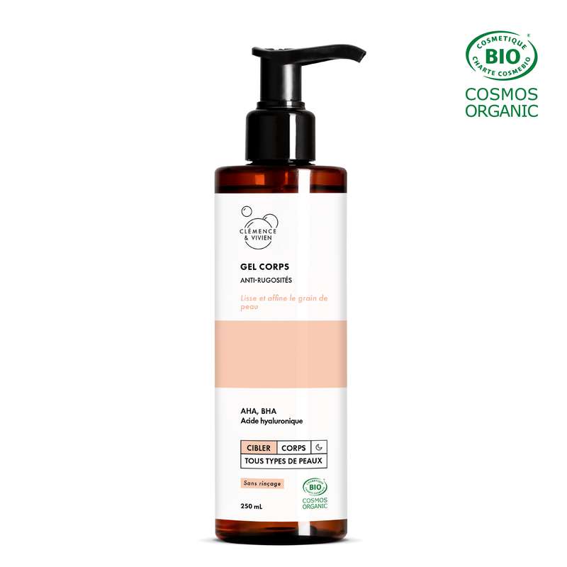 Gel corps anti-rugosités BIO, Clémence & Vivien (250 ml)