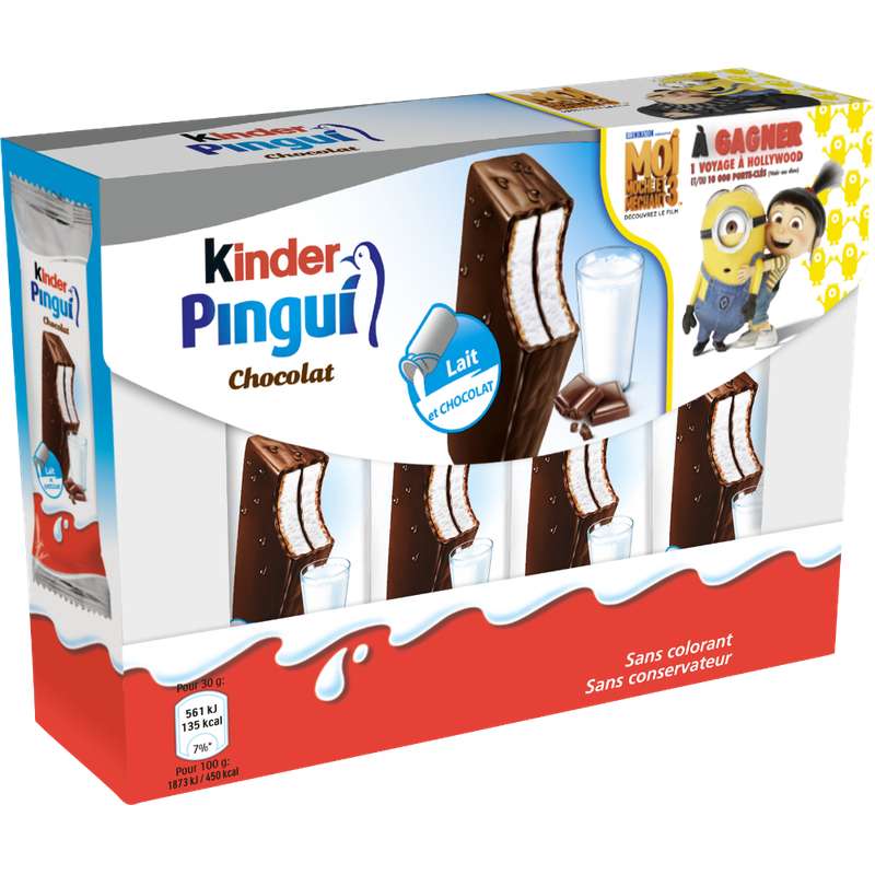 Kinder Pingui (8 x 30 g) La belle vie Changez votre vision des courses