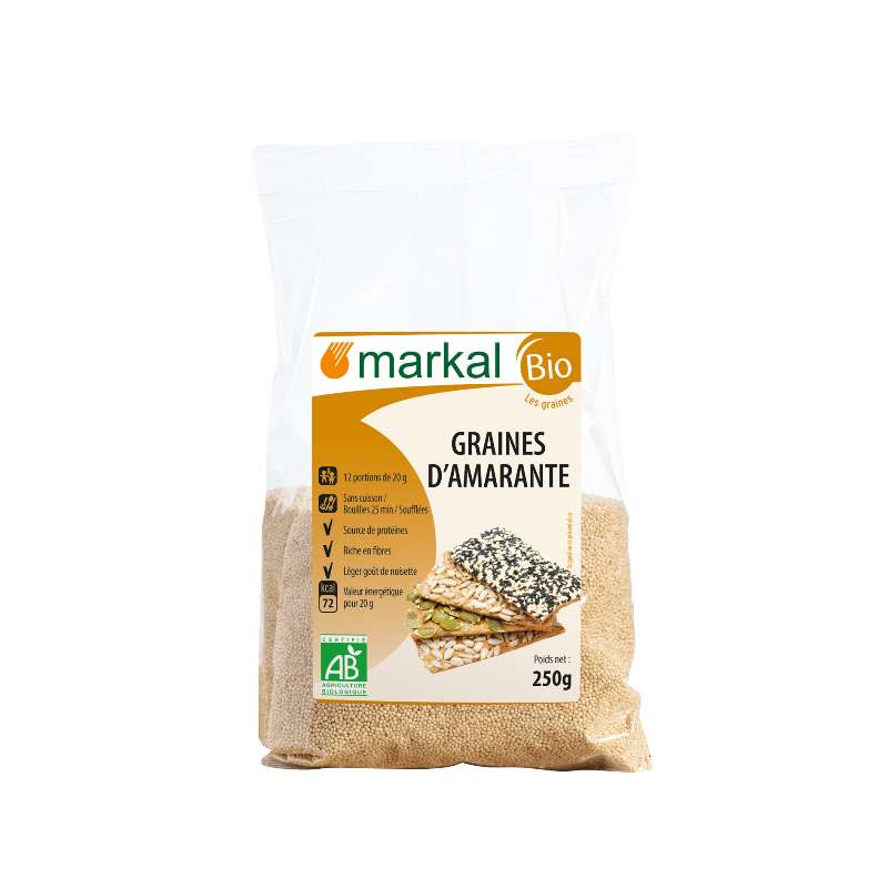Graine d'Amaranthe BIO, Markal bio (250 g)