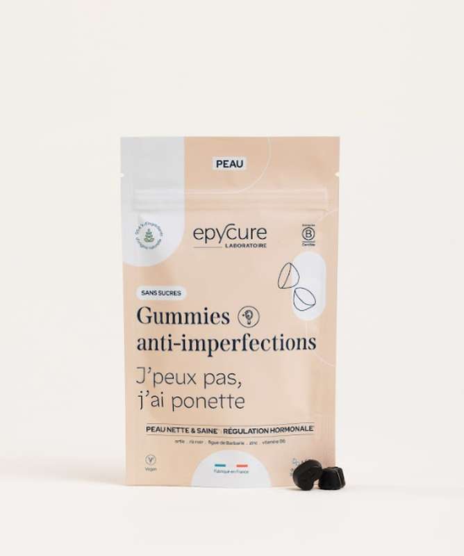 Gummies anti-imperfection sans sucre, Epycure (x 60)
