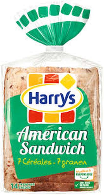 American sandwich aux céréales, Harry's (550 g) | Bam courses : Courses ...