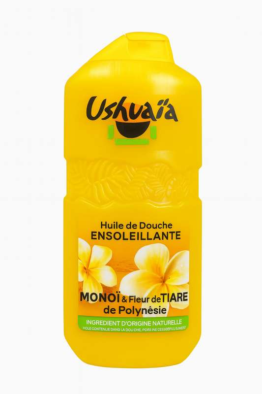Huile de douche Polynésie Monoï et fleur de Tiaré, Ushuaïa (280ml)