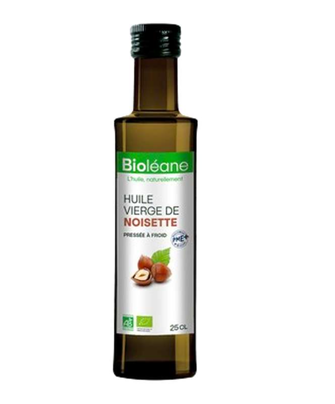 Huile vierge de noisettes BIO, Bioleane (25 cl)