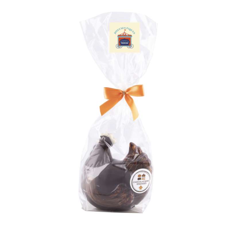 Jeanette la poule - Chocolat noir, Daniel Mercier (110 g)