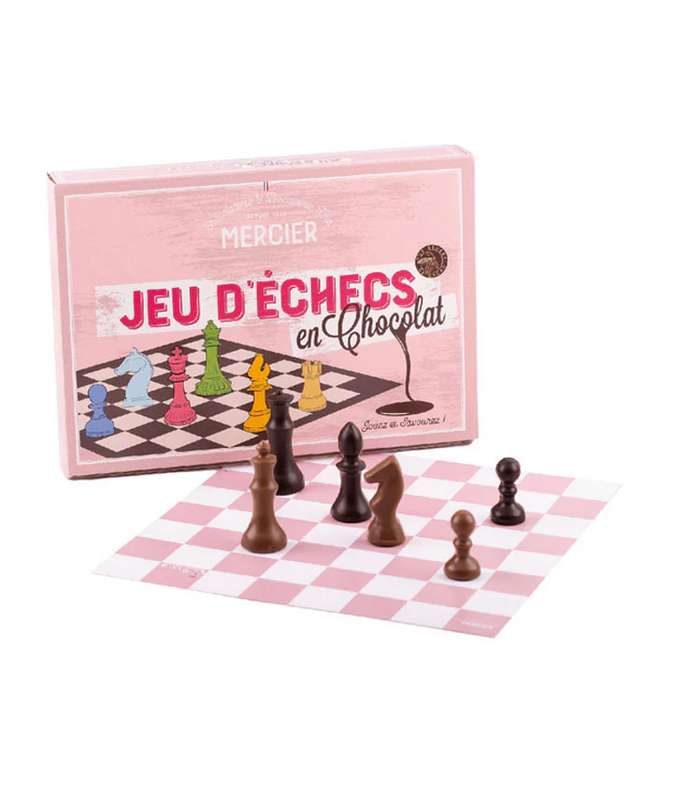 Jeu d'Échecs en chocolat, Chocolaterie Mercier (280 g)
