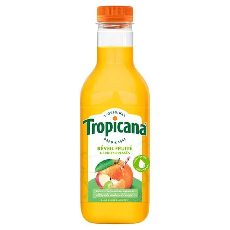 Jus d'orange, raisin et banane, Tropicana (90 cl)
