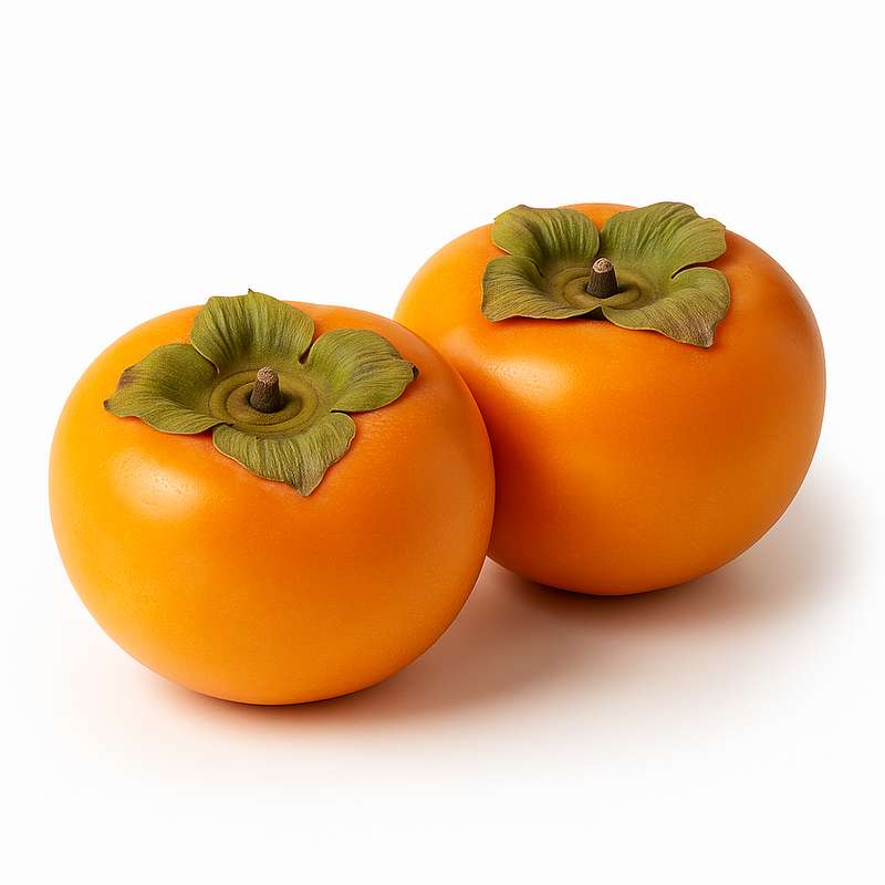 Lot de 2 kakis doux "fuyu" BIO des Landes - Direct producteur (gros calibre), France