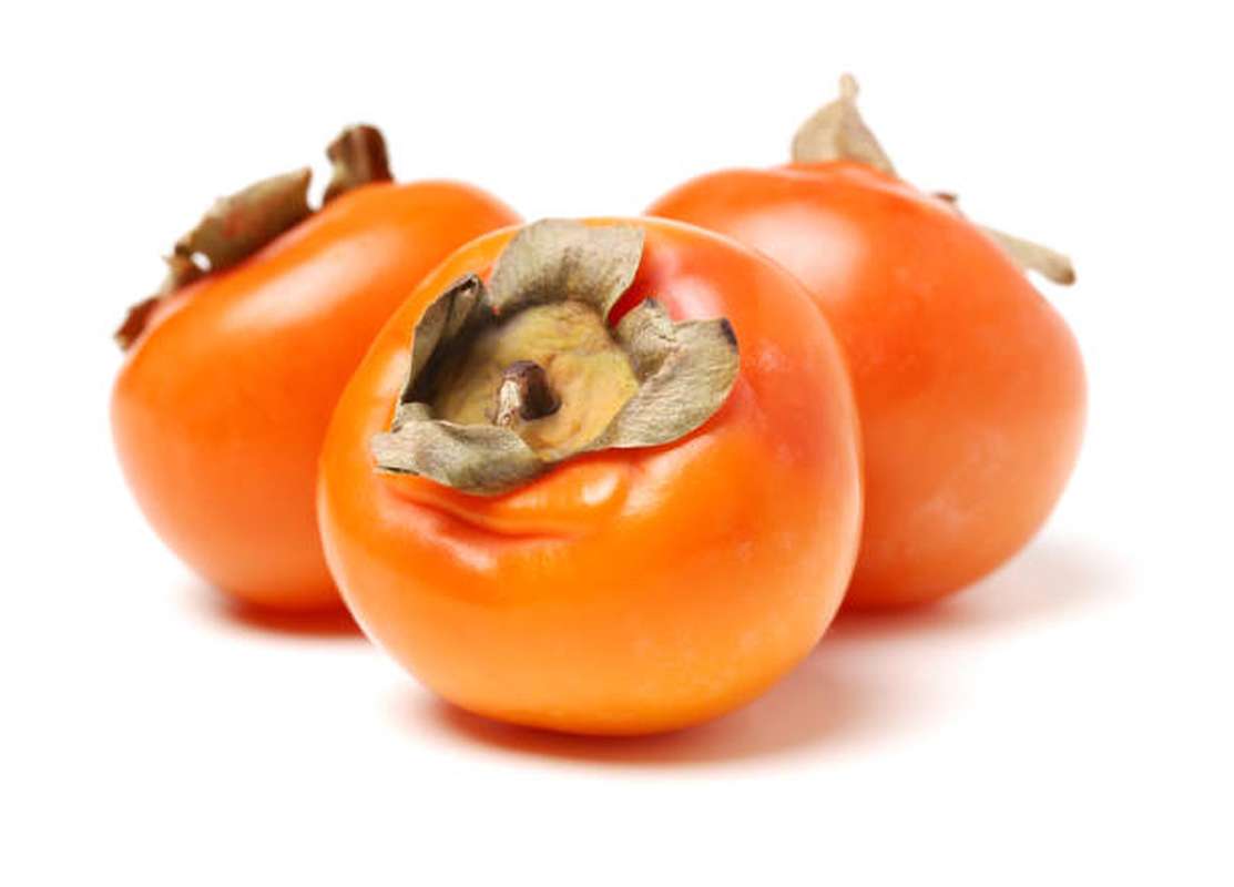Lot de 3 kakis fuyu "Kaki pomme" (calibre moyen), Espagne