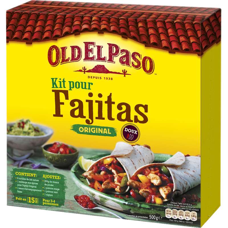 Kit pour fajitas original, Old el Paso (500 g) La belle vie Changez