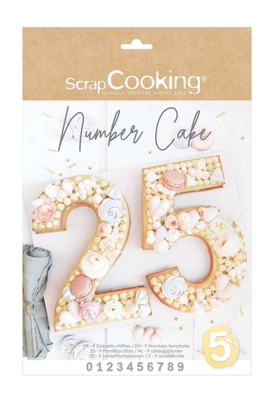 Kit Number Cake, Scrapcooking