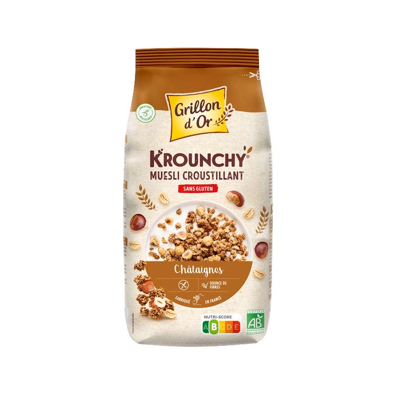 Krounchy châtaigne BIO, Grillon d'Or (500 g)