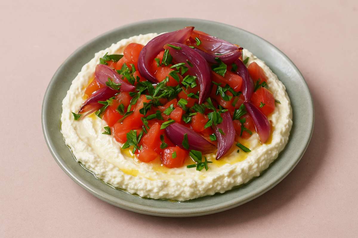 Labneh, tartare de tomate & herbes, Frichti (120 g)