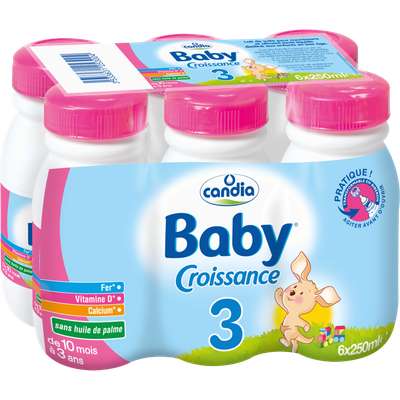 Pack Lait De Croissance 3 De 10 Mois A 3 Ans Candia Baby 6 X 25 Cl La Belle Vie Changez Votre Vision Des Courses
