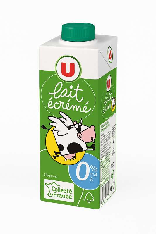 Lait écrémé UHT, U (1 L)