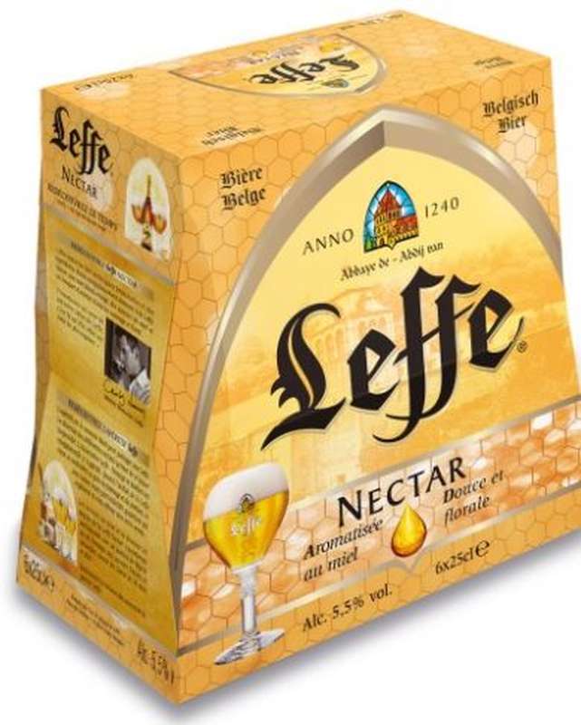 Pack de Leffe Nectar bière au miel (6 x 25 cl) La belle vie Changez votre vision des courses