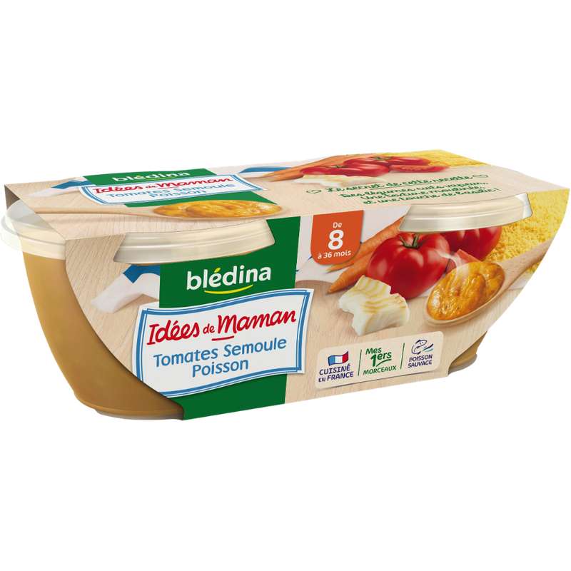 Bols Tomate Semoule Et Cabillaud Idees De Maman Des 6 Mois Bledina 2 X 0 G La Belle Vie Changez Votre Vision Des Courses