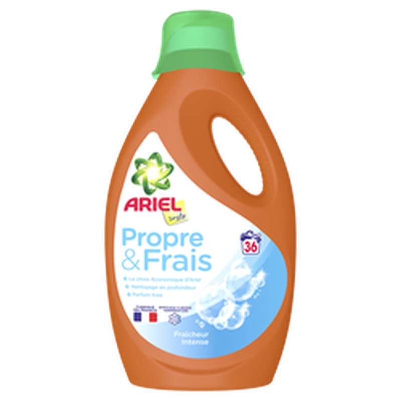 Lessive Liquide Fra cheur Intense Ariel 1 8L 36 Doses La Belle 