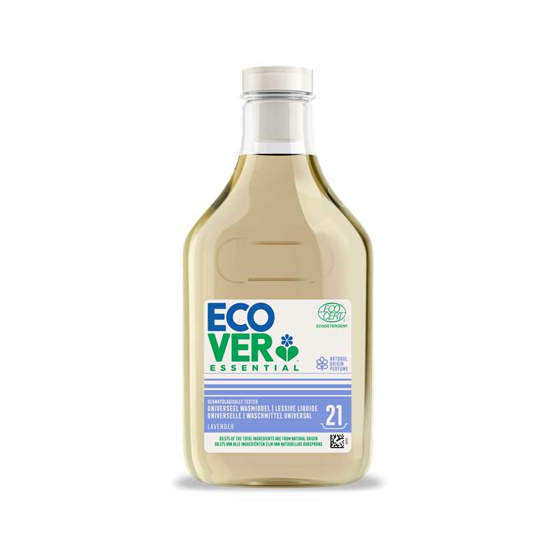 Lessive liquide universelle lavande, Ecover (1 L = 22 lavages)