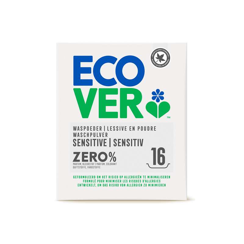 Lessive poudre 0% sans parfum, Ecover (1.2 kg)