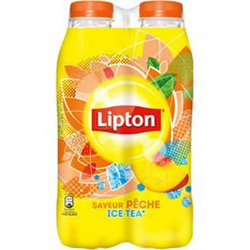 Pack Ice Tea pêche Lipton (4 x 50 cl) La belle vie Changez votre