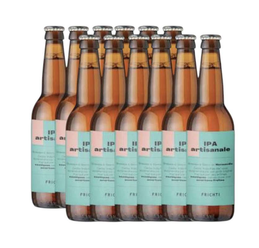 Lot de 12 x Bière IPA artisanale, Frichti (33 cl)