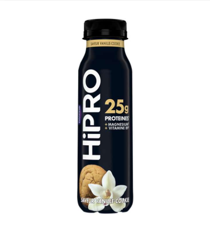 Lot de 2 Boissons protéinées 0% mg saveur vanille cookie, Hipro (2 x 300 g)