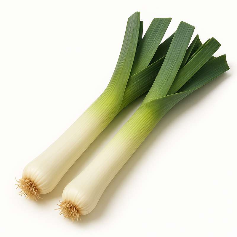 SUPER PRIX Lot de 2 poireaux du Loir-et-Cher (gros calibre), France