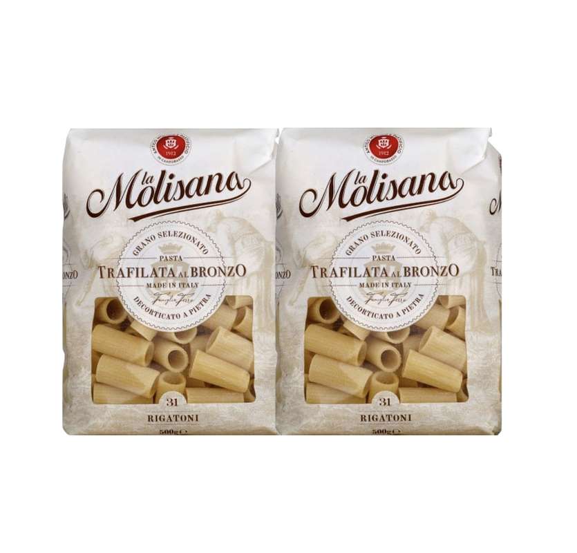 LOT DE 2 Rigatoni nº 31B, La Molisana (2 x 500 g)