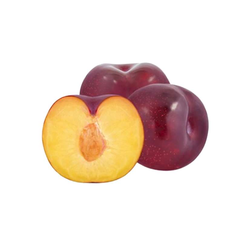 Lot de 3 prunes rouges BIO (calibre moyen), Espagne