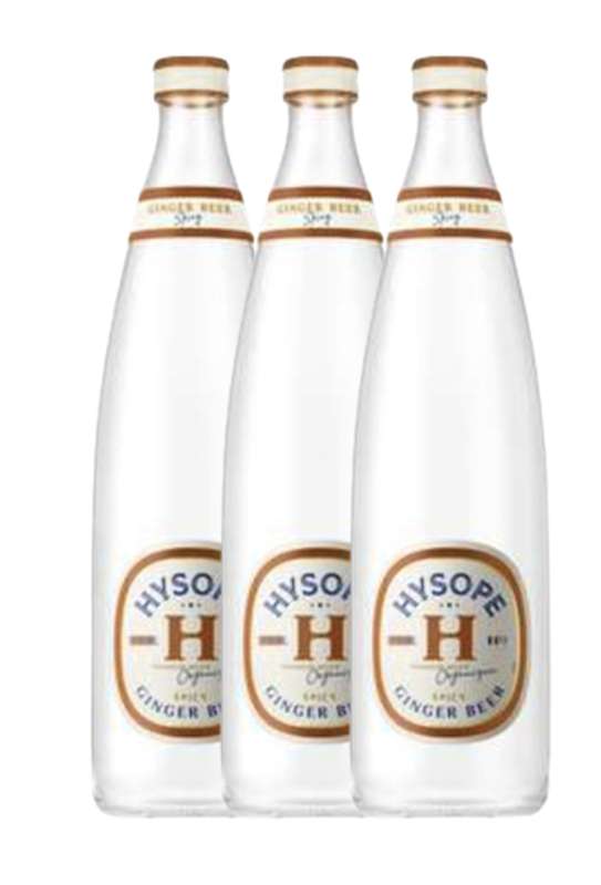 Lot de 3 x Ginger Beer BIO, Hysope (75 cl)