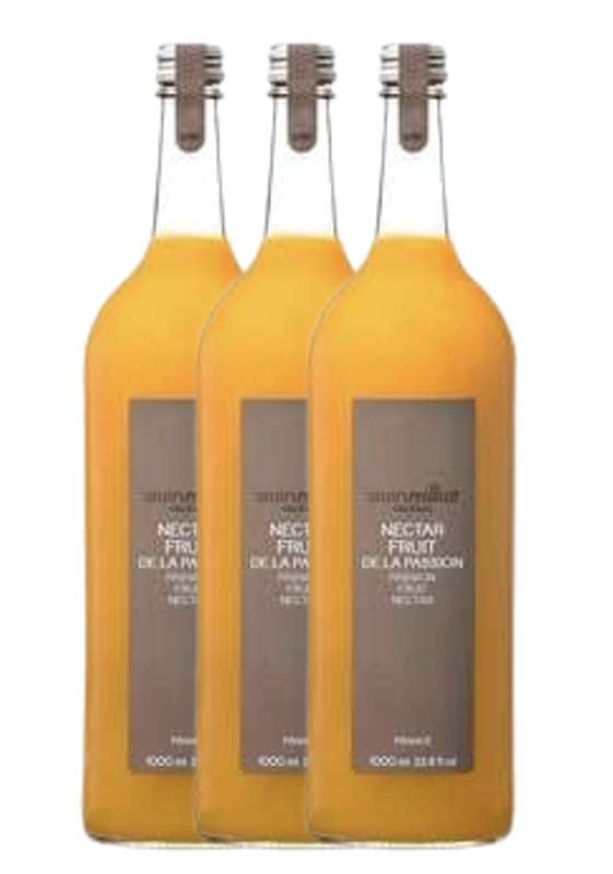 Lot de 3 x Nectar Fruit de la Passion, Alain Milliat (1 L)
