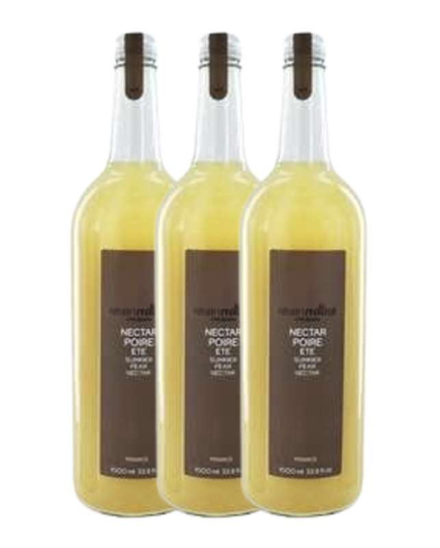 Lot de 3 x Nectar Poire Williams Eté, Alain Milliat (1 L)