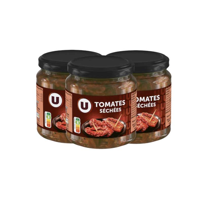 Lot de 3 x Tomates séchées, U (280 g)