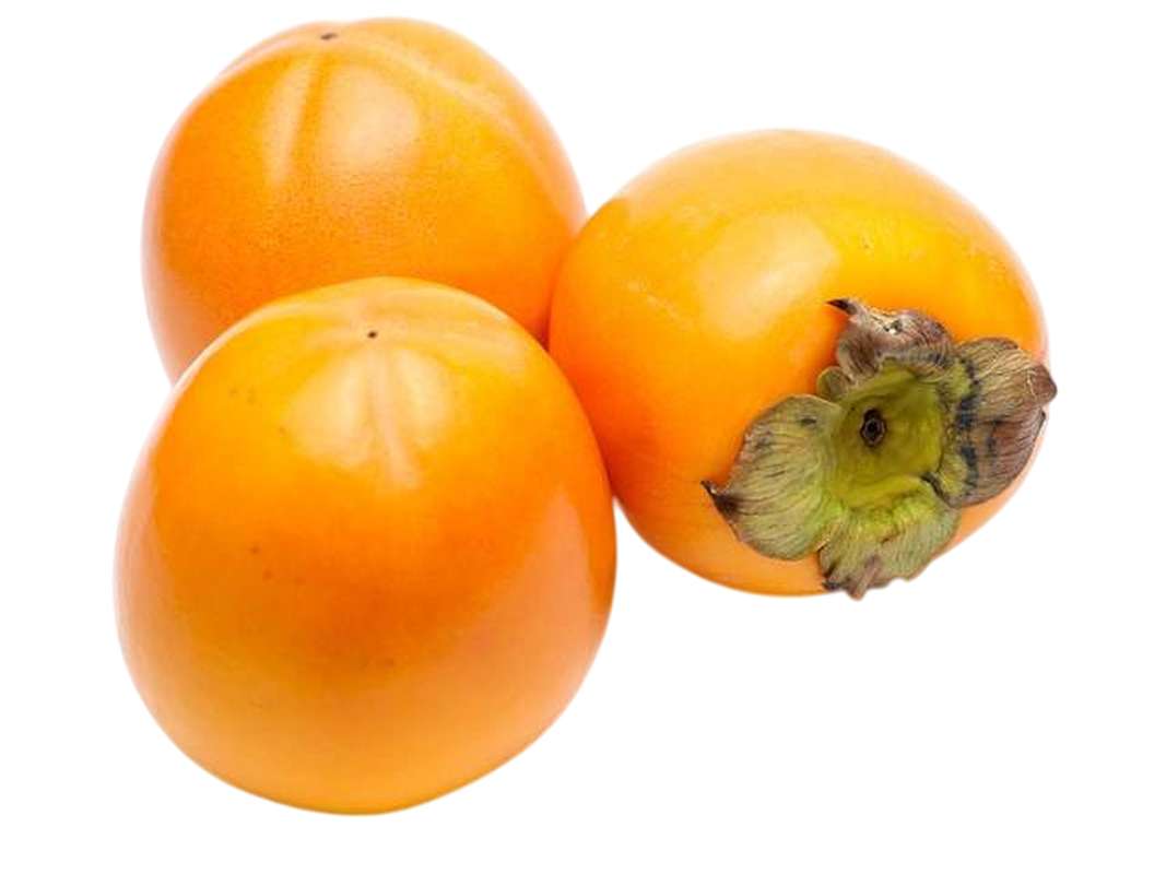 Lot de 4 kakis rouges brillants BIO (petit calibre), Espagne