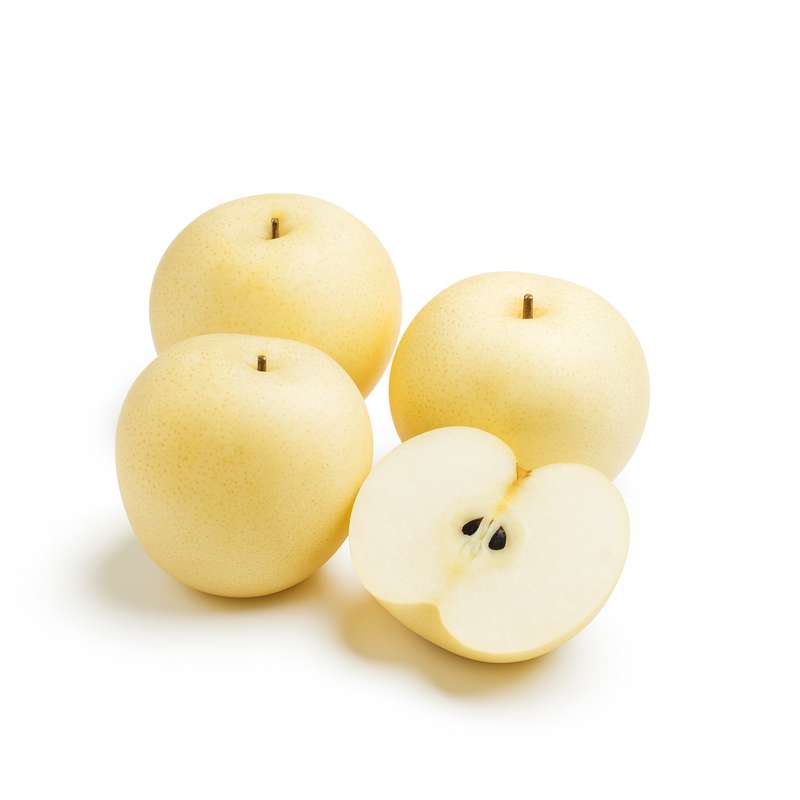 Lot de 4 Nashis ou "Pomme Poire" (calibre moyen), France