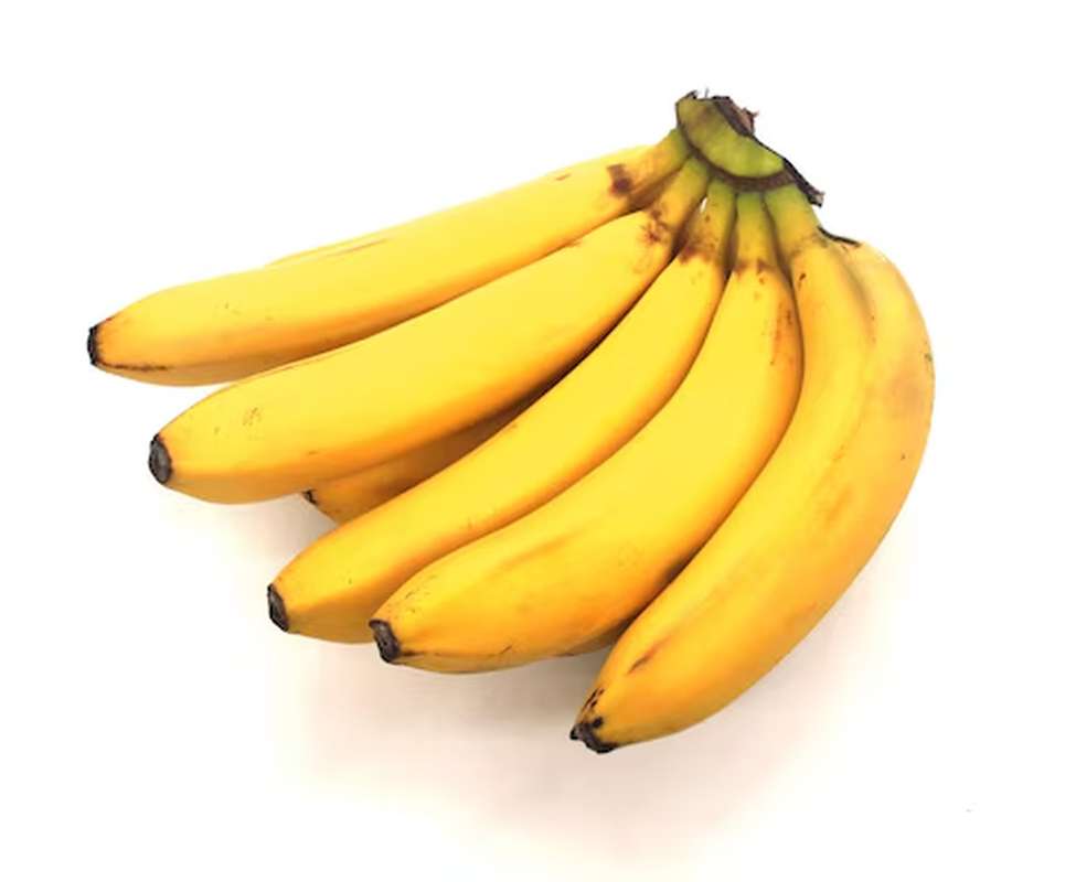 Lot de 5 bananes des Antilles mûre (calibre moyen), France