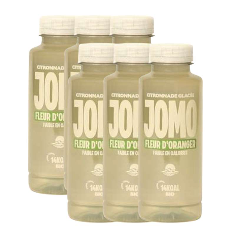 Lot de 6 x Citronnade glacée Fleur d'Oranger BIO, Jomo (35 cl)