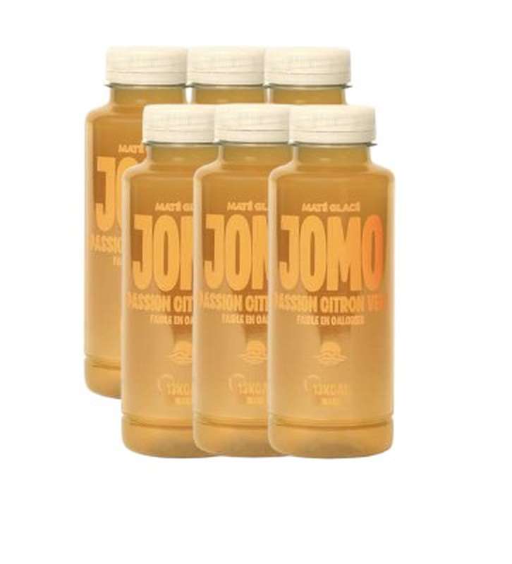Lot de 6 x Maté glacé passion Citron Vert BIO, Jomo (35 cl)